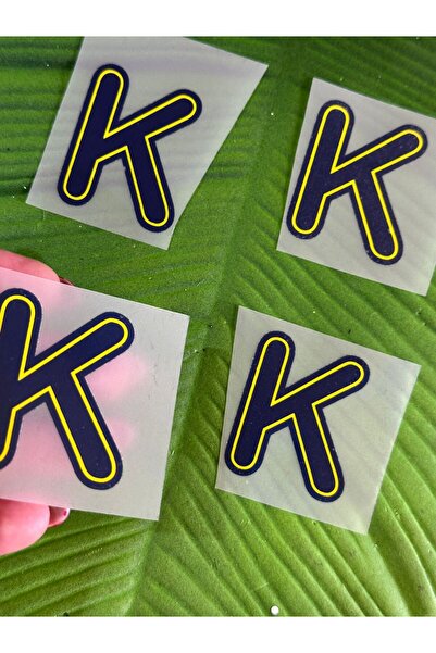 Gönülden Tasarım 4 Τεμάχια Επικόλλησης με Σίδερο Εκτύπωση Μεταφοράς Γράμματος...