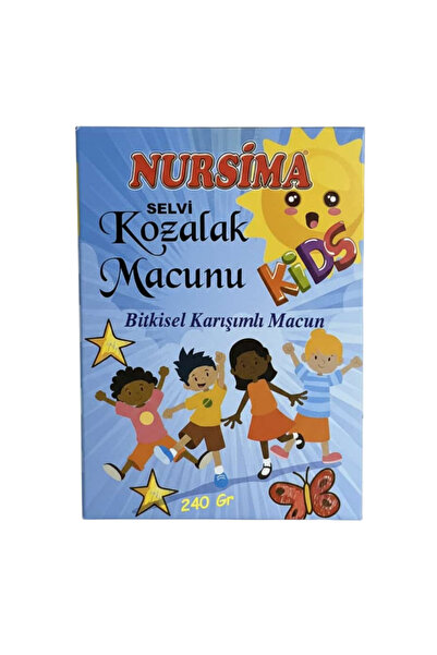 Nursima Kids Kozalak Macunu Bitkisel Karışımlı Macun Doğal Çocuk Macunu 240 Gr