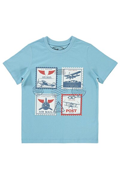 Civil Boys Tricou Băiat 10-13 Ani Albastru