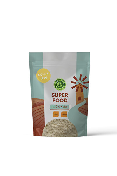 GLUTENSİZ FABRİKA Glütensiz Kepekli Çiğ Nohut Unu 1 Kg