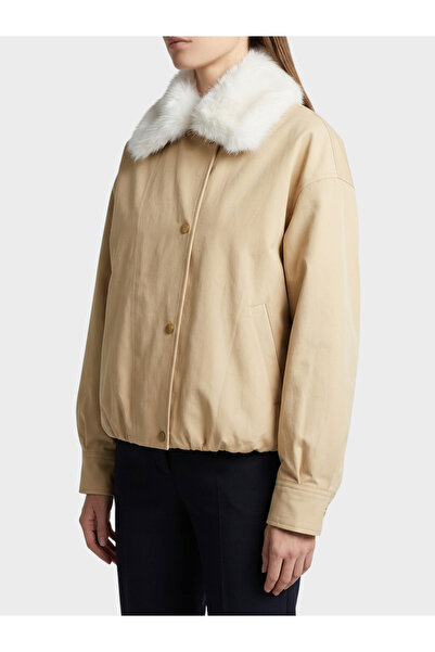 Nelli Studio معطف بومبر بياقة فرو NS027