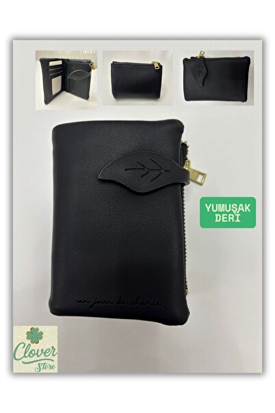 Store Kadın Şık Yumuşak Deri Cüzdan Aksesuar