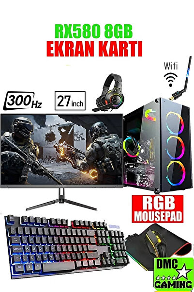 Dmc N137x Windows 11 Reyzen 5 5500,32GB 3200MHZ,512GB M2,8GB RX580,27''300hz ...