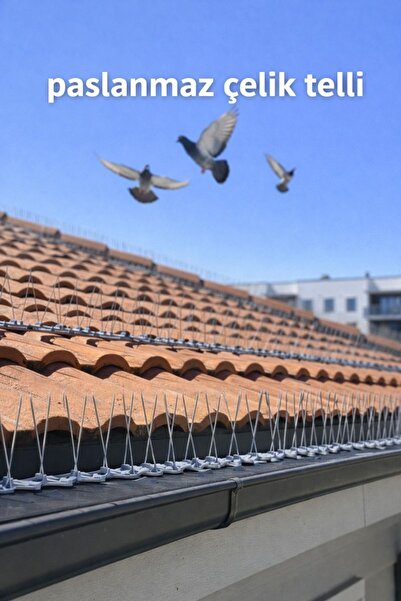 TR Kuş, Karga, Martı Engelleyici Paslanmaz Çelik Telli, Balkon, Pencere, Çatı...