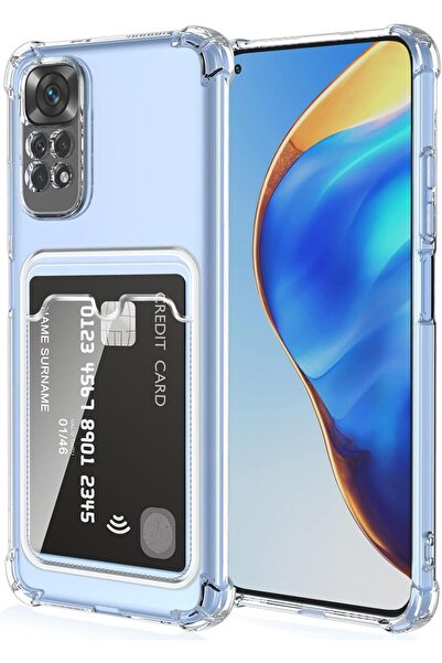 TEKNOMODA Mİ 10T PRO Kılıf Kartlıklı Anti Şok Korumalı Şeffaf Silikon Şeffaf ...