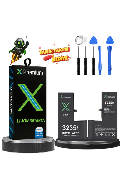 X PREMİUM İPhone Xr Batarya Xpremium Pil Süper Yüksek Kapasiteli Güçlendirilm...