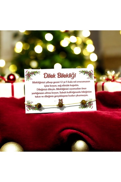 Bonicce Narukvica Želja i Sreća Originalna Narukvica Tigarovo Oko Sa kamenčićima