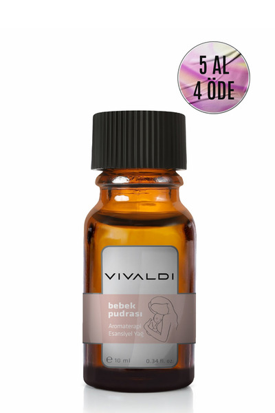 Vivaldi Home Bebek Pudrası Uçucu Yağ ,buhurdanlık Yağı,doğal Uçucu Yağ,oda Ko...