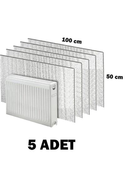 Ankaflex 5 Adet Petek Radyatör Arkası Folyo Plaka Kalorifer Soba Arkalığı Alü...