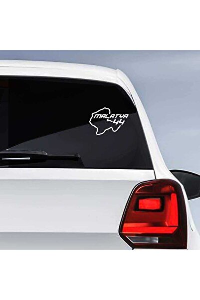 cnpromosyon Malatya İli 44 Plaka Kodu Memleket Yarış Pisti Sticker - Oto Arab...
