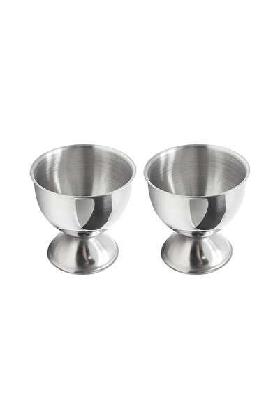 Choice 2 Pack Egg Cups Set Stainless Steel Hard Soft Boiled Egg Tray Holder f...