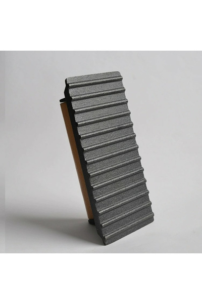 Choice مكبس شواء من الحديد الزهر المخطط، مكبس ستيك وبرجر شديد التحمل بمقبض لل...