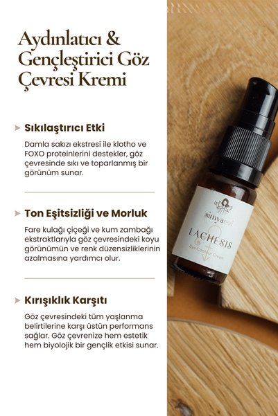 Simya Evi Lachesis Dark Circle, Anti-Puffing and Wrinkle Eye Cream