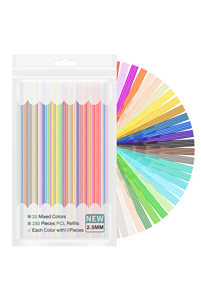 Choice set A 250pcs 360/160PCS 32 Colors 3D Pen Filament Refills Compatible w...