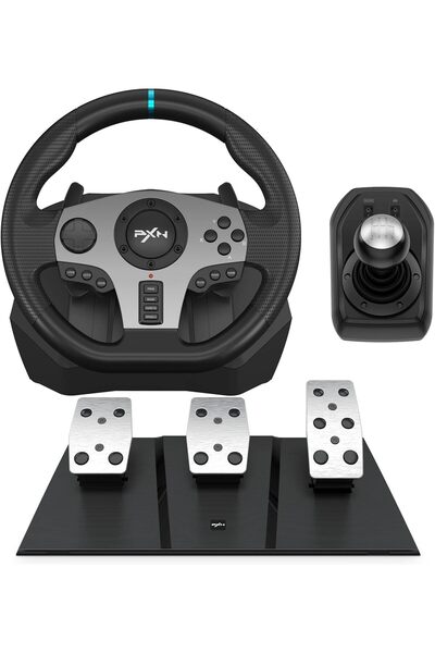 pxn عجلة قيادة V9 Racing مزودة بتقنية التغذية الراجعة للقوة