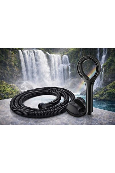 AKCAKESE Yüksek Basınçlı Yağmurlama Duş Başlığı Hortum Mafsal Set