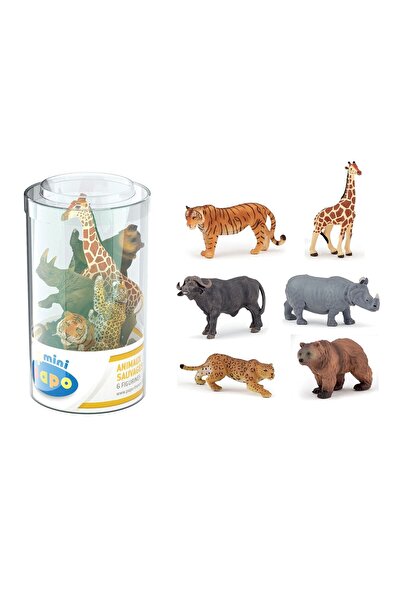 Papo Set de figurine 6 mini animale sălbatice