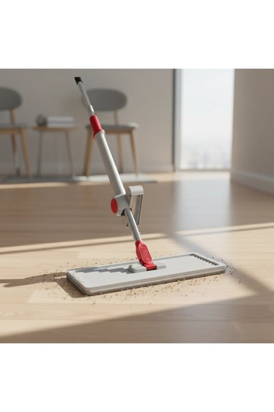Hansel LÜX TEMİZLİK MOPU Kendinden Sıkmalı Mikrofiber Mop Kendini Temizleyen Mop Yedek Bez Hediyeli NEW