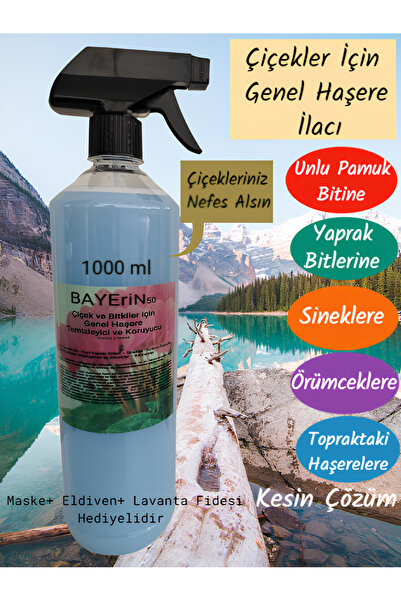 İlkadım Botanik Çiçekler için Genel Haşere İlacı (Unlu Pamuk Biti ilacı, Sine...