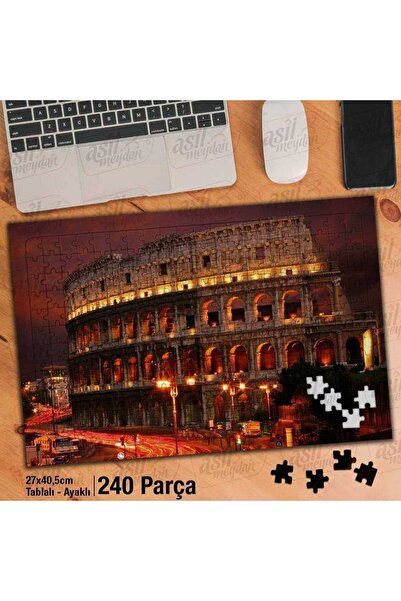 Genel Markalar Asil Hobi İtalya - Tarihi Kültür - Mimari yapı Yapboz -Ayak De...