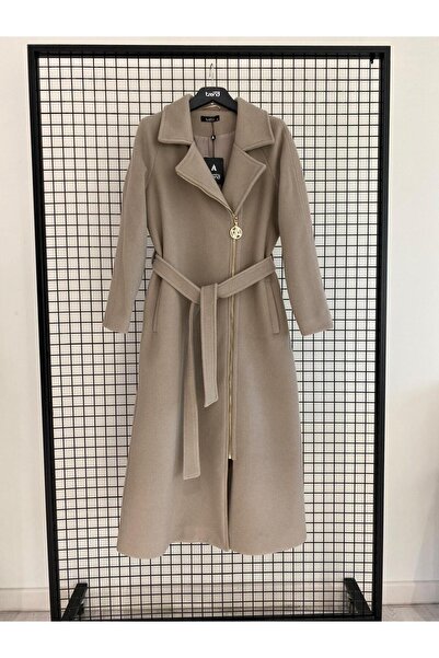 Armine TREND  KAŞE KABAN 25KT707 fermuar detaylı