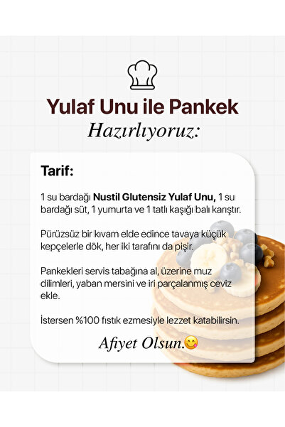 NUSTİL Glutensiz Yulaf Unu 300g