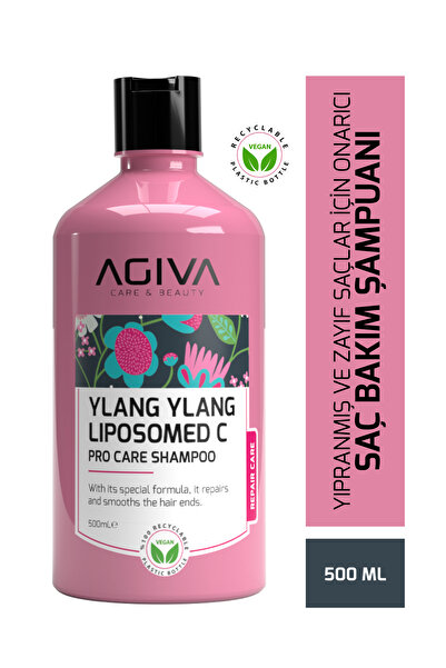 Agiva Care&Beauty Ylang Ylang&Lipozomed C Yıpranmış ve Zayıf Saçlar İçin Onar...