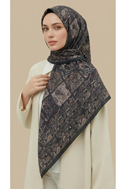 Karaca Eşarp Mavera 120 cm Cotton Shawl Scarf - Green