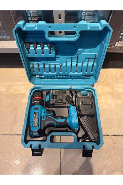 Eagletech 12V Çift Akülü Darbeli Şarjlı Matkap Dijital Göstergeli Akülü Vidalama