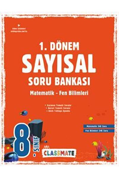Okyanus Yayınları 8. Sınıf Classmate 1. Dönem Sayısal Soru Bankası