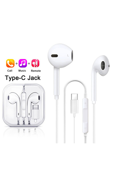 Choice لسماعات الرأس الأصلية من النوع C لهاتف iPhone 16 15 14 13 11 12 Pro Ma...