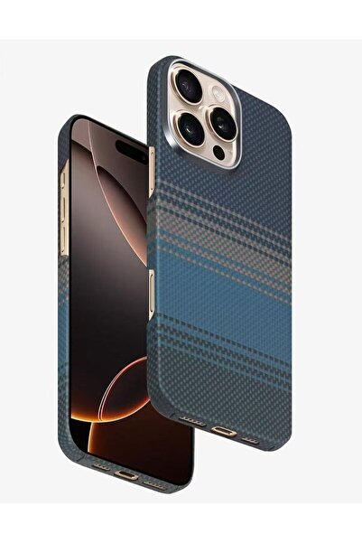 Aztech غطاء iPhone 16 Pro Max من ألياف الأراميد فائقة النحافة من كيفلر كاربون...