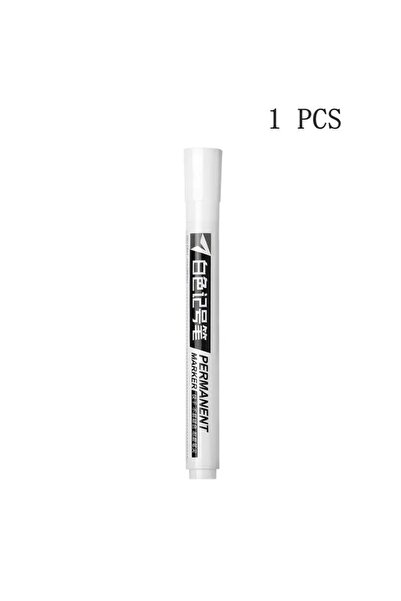 Choice قلم تحديد أبيض مقاوم للماء، قلم تحديد دائم، قطعة واحدة أو 1/3/5 قطع، م...