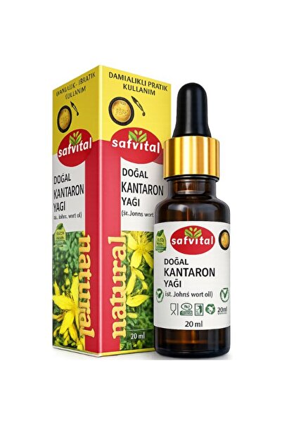 safvital زيت نبتة سانت جون النقي 100% 20 مل - زيت عشبي طبيعي للعناية بالبشرة ...