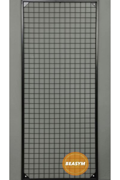 Beasym Sık Telli Tel Raf - Tel Pano Stand, Duvar Askılığı 60x150 Cm