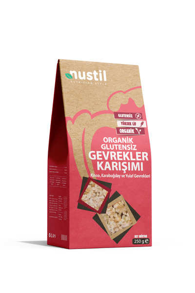 NUSTİL Glutensiz Ve Organik Gevrekler Karışımı 250g