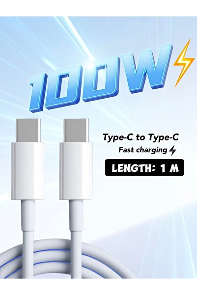 Generic 100W fast charging data cable suitable for Type-C mobile phones/ipads...