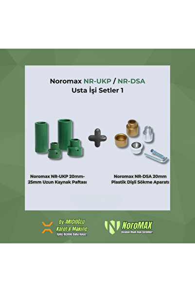 Noromax Uzun Kaynak Paftası ve Dişli Sökme Aparatı Usta İşi Set
