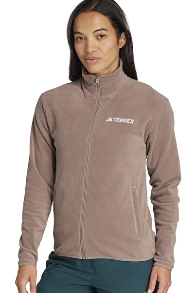 adidas Jachetă de exterior pentru femei W Terrex Mt Ess Fz Fl, maro