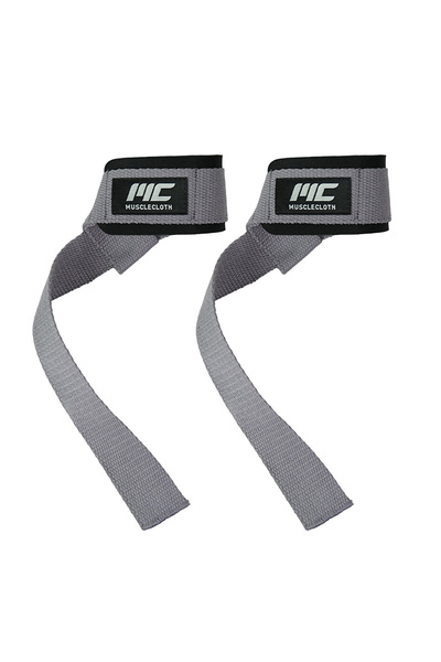 MUSCLECLOTH Padded Lifting Straps Gri