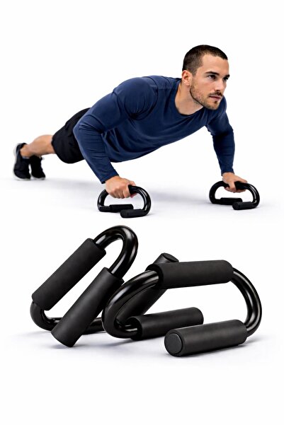 Leyaton Clifton Siyah Push Up Stands Profesyonel Şınav Aleti
