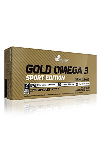Olimp جولد أوميغا 3 إصدار رياضي 120 كبسولة