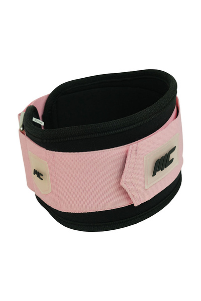 MUSCLECLOTH Players Ağırlık Kemeri Pembe (XS-S Beden)
