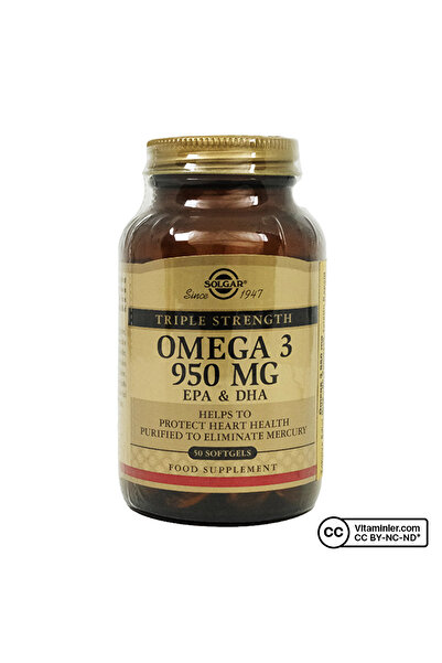 Solgar Omega-3 950 Mg 50 Kapsül