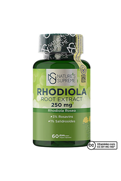Nature's Supreme Rhodiola Root Extract 60 Kapsül