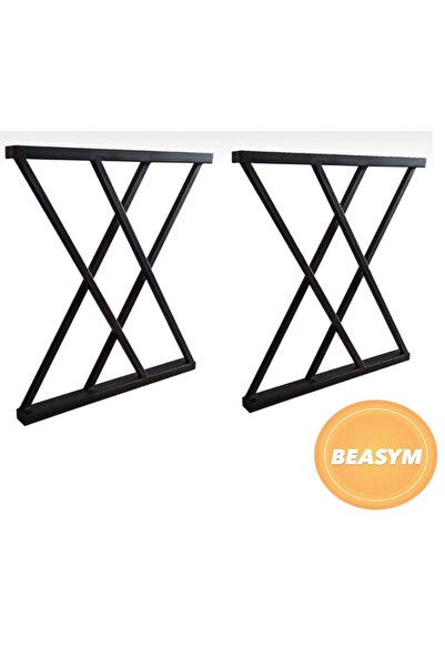 Beasym Metal Ayak Masa Ayağı Çalışma Yemek Mutfak Masası Ayağı Metal Ayak Takım