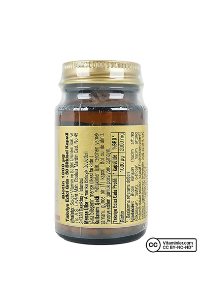 Solgar Biotin 1000 Mcg 50 Kapsül