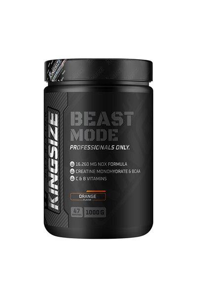 Kingsize Nutrition Beast Mode 1000 gr - Portakal.
