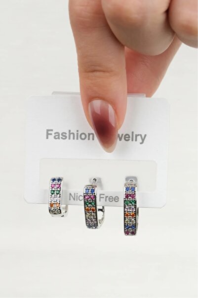 Jack Ferrero ÇELİK exclusive RENK ATMAZ GARANTLİ FATURALI KÜPE