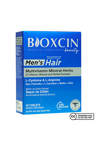 Bioxcin فيتامينات متعددة للشعر للرجال 30 قرص